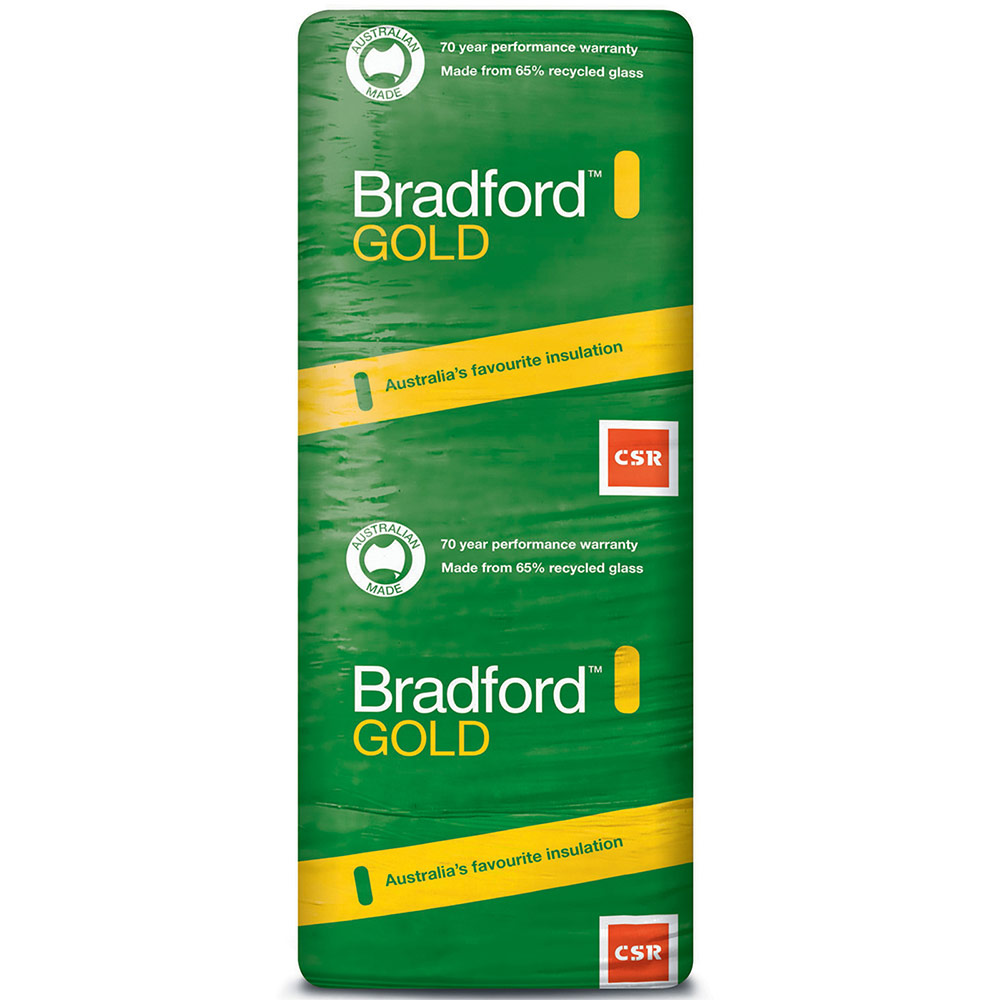 Bradford Gold Ceiling Insulation Batts R2.5 1160X580mm