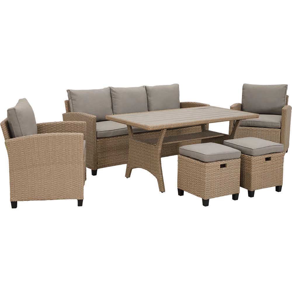 Baxter 6 Piece Outdoor Lounge Set
