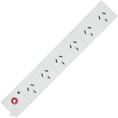 Powerboard 6 Outlet With Surge Arrestor