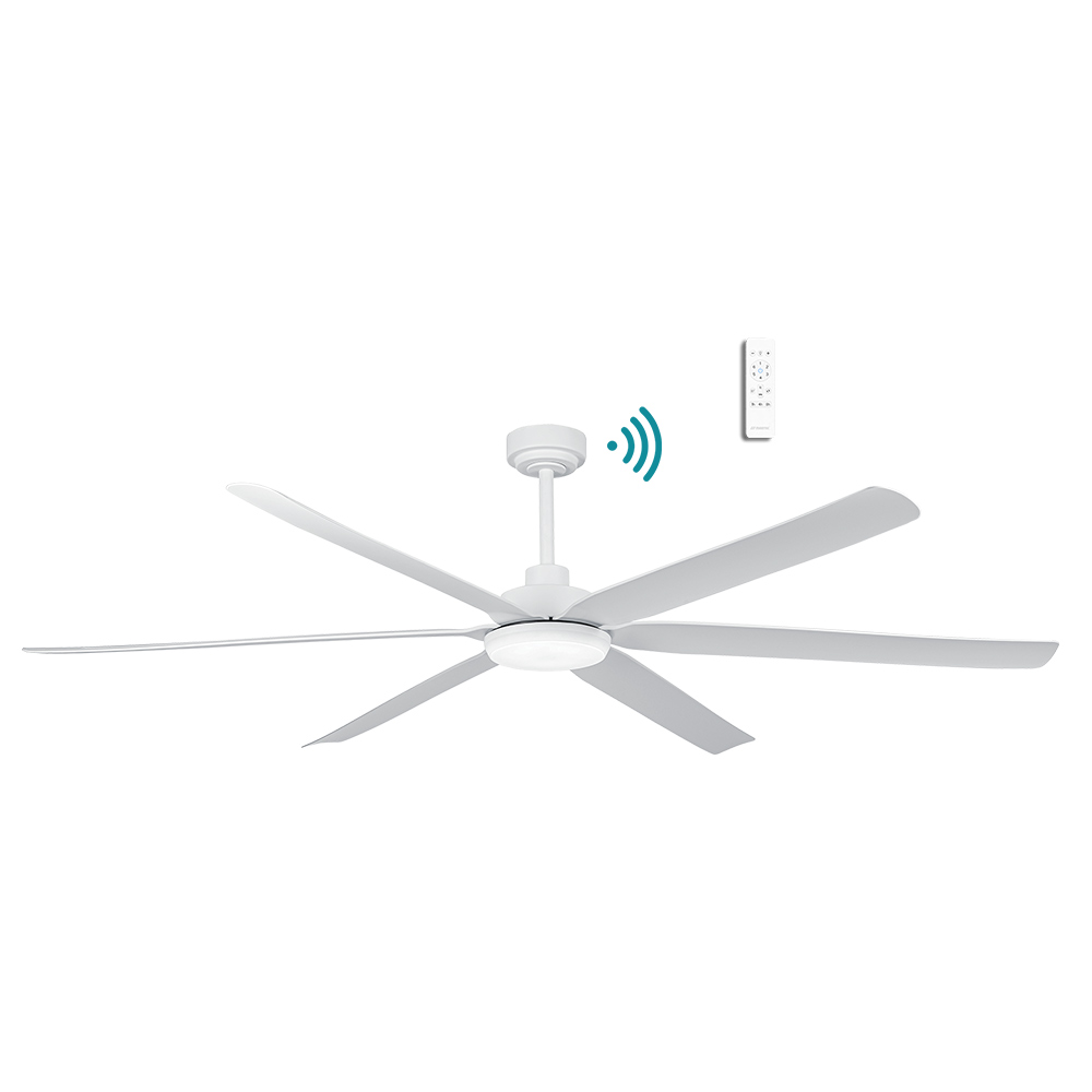 Osprey DC 2050mm 6 Blade Smart Ceiling Fan With WIFI Remote Control + LED Light Matt White