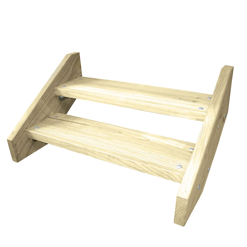 2 Tread Treated Pine Stair Kit