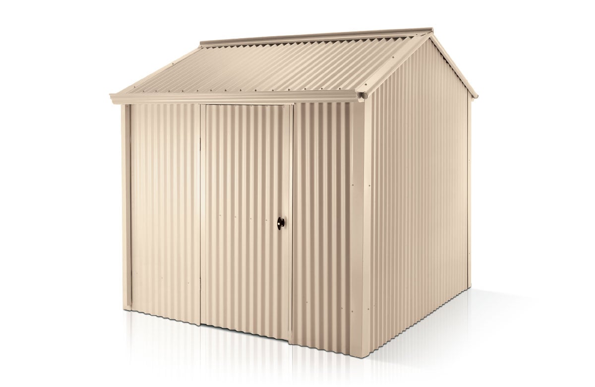 Handi-Heritage Shed H2 3.30X2.52 Roof:Merino Wall:Merino Front/Rear Single Door