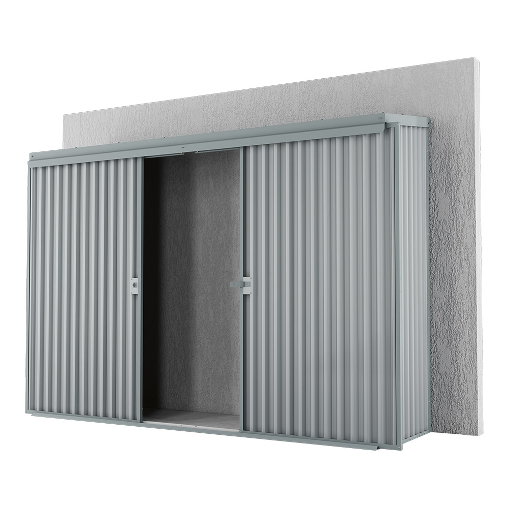 Handi-Locker Wall Mount Shed Zinc/Al
