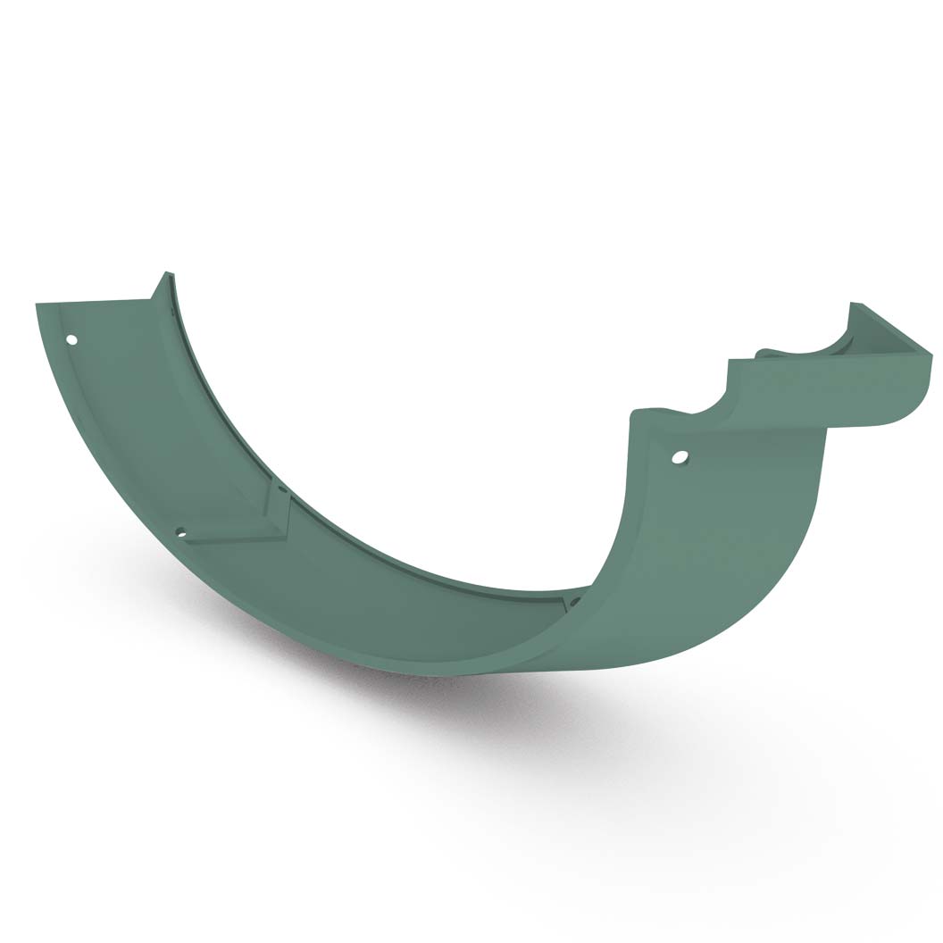 Half Round Gutter External Cast Angle 90° Rivergum