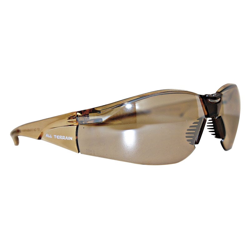 All Terrain Medium Impact Brown Safety Glasses