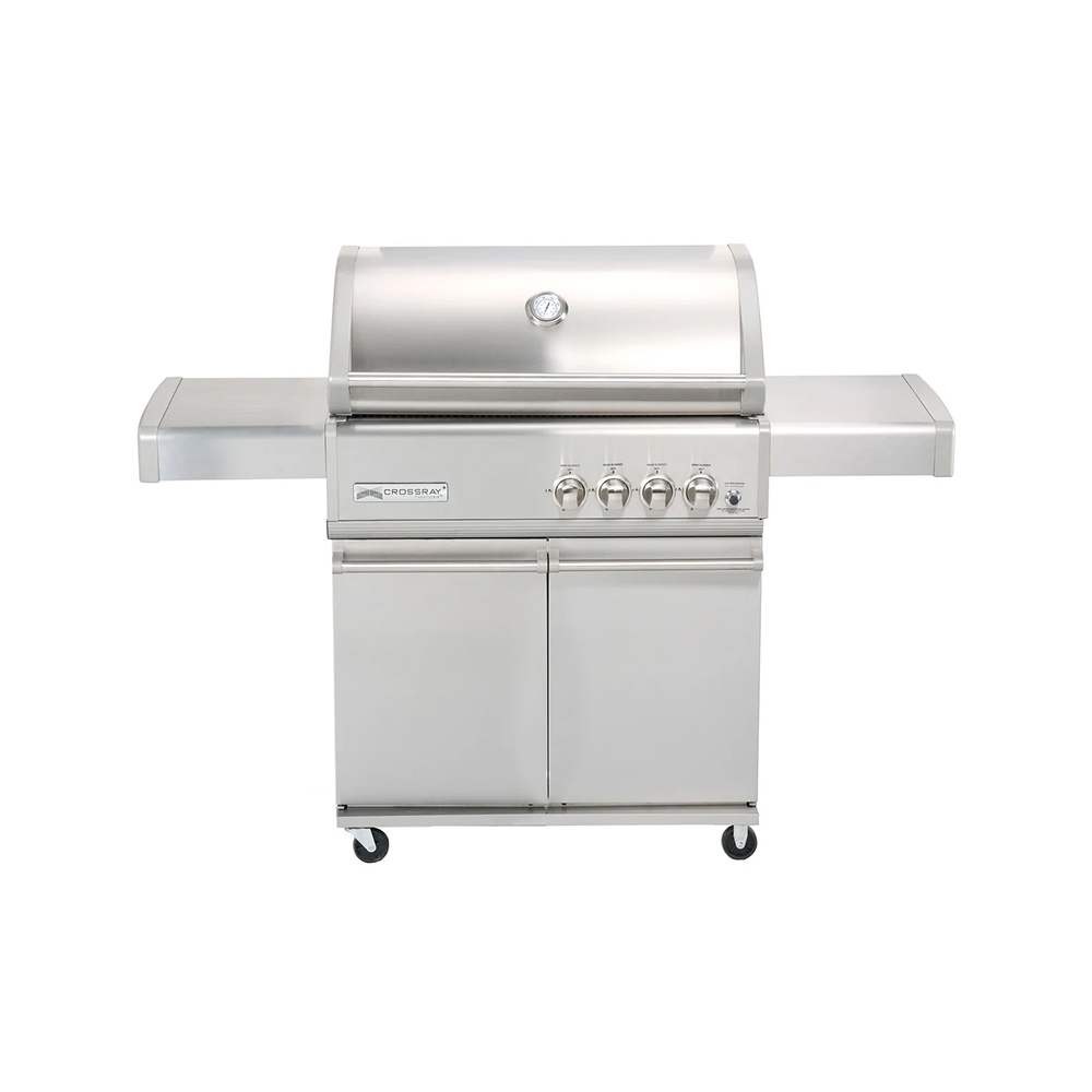 CROSSRAY 4 Burner Gas BBQ With Trolley