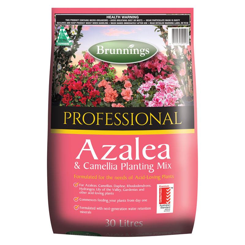 Brunnings Professional Azalea and Camellia Planting Mix 30L