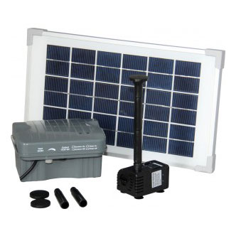 Reefe 250 Solar Fountain Kit with Battery Backup