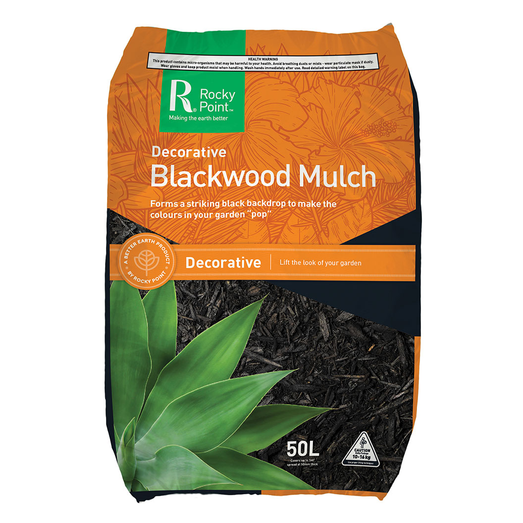 Decorative Blackwood Mulch 50L