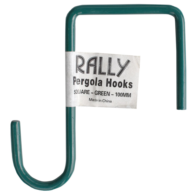 Pergola Hook Square Green 100mm