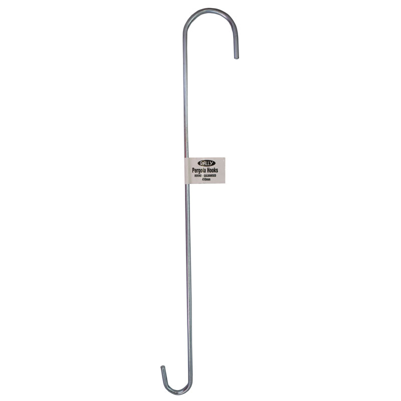 Round Pergola Hook 600mm Galv
