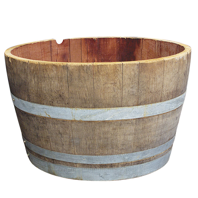 Wine Barrel Half Size
