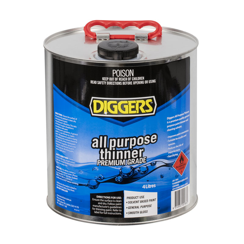 Diggers 4L All Purpose Thinner