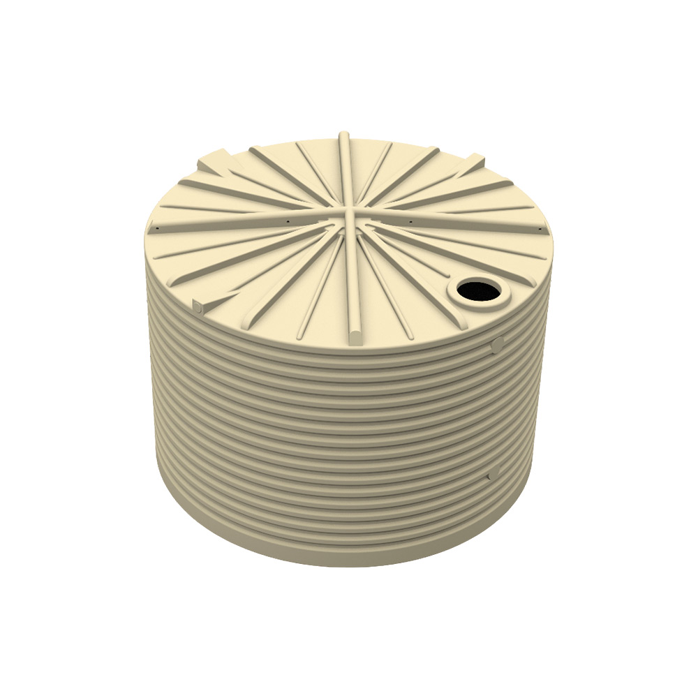 Round Poly Tank 22730L Armour Grey