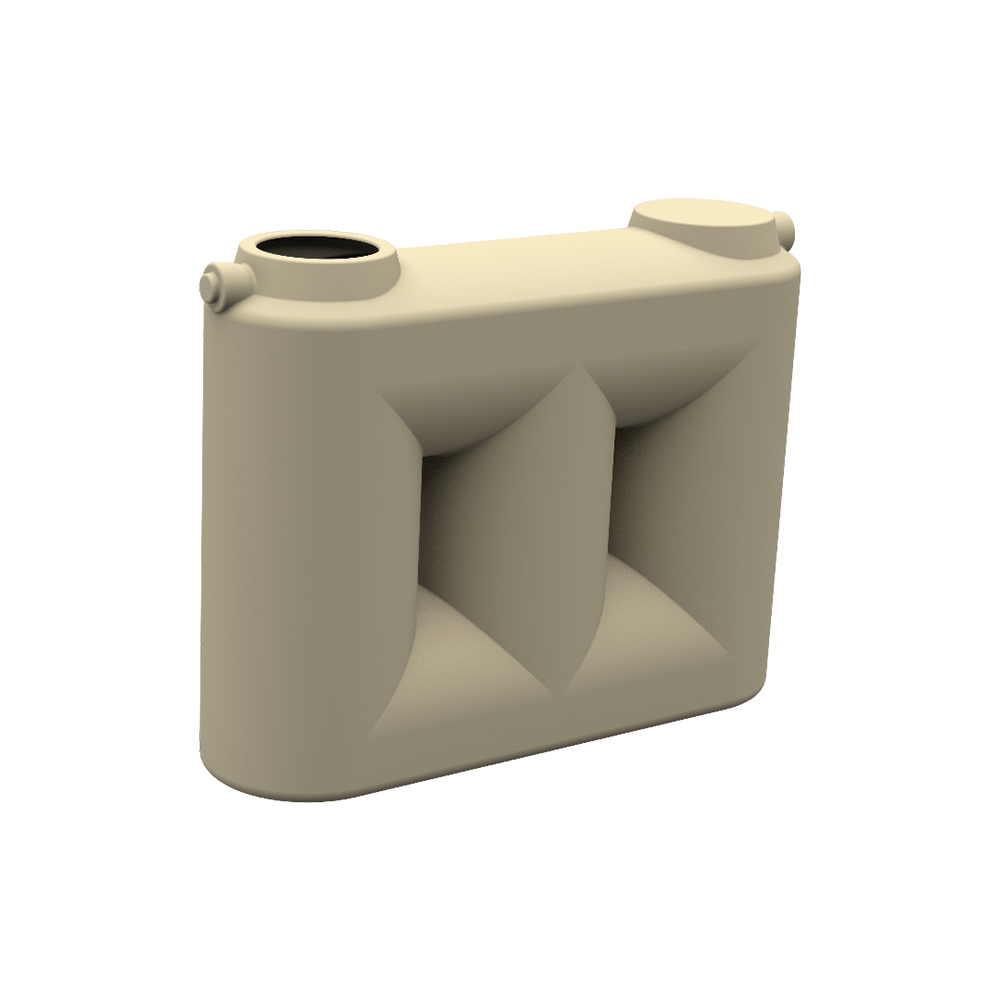 Slimline Poly Tank 2000L Armour Grey