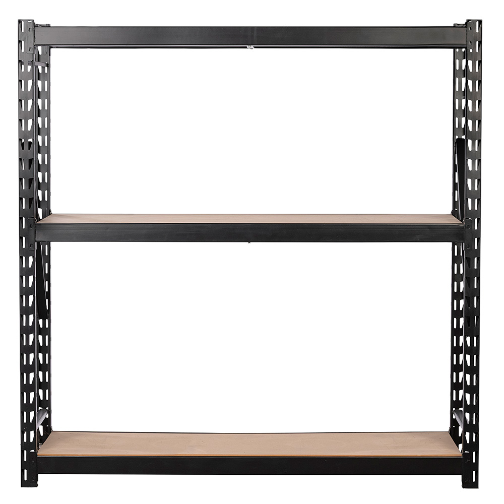 Heavy Duty 3 Shelf Black Unit