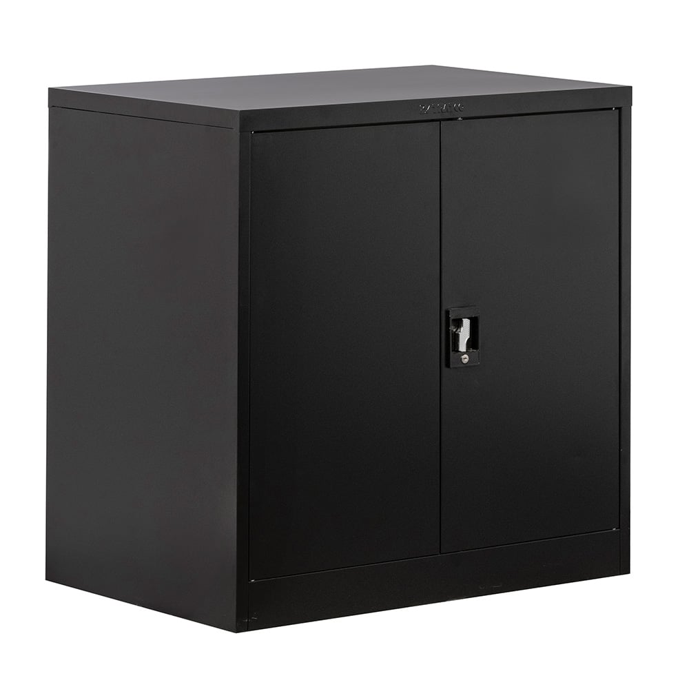 Stratco Utility 2 Door Half Height Cabinet Black